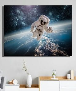 Astronaut In Outer space &#8211; One Panel Canvas Wall Art, Top Smart Design