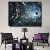 Astronaut In Outer space &#8211; One Panel Canvas Wall Art, Top Smart Design