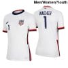 Men Women Youth USA Soccer Ali Krieger Jersey USWNT 2020-21 Home White Four Star Jersey, Top Smart Design