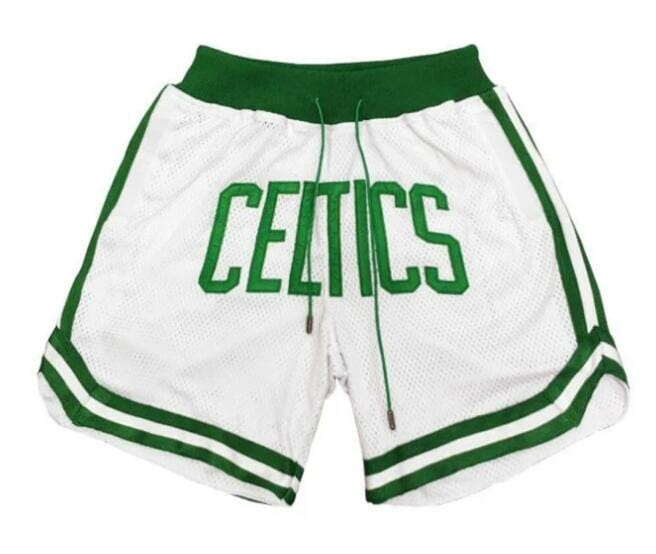 men celtics shorts
