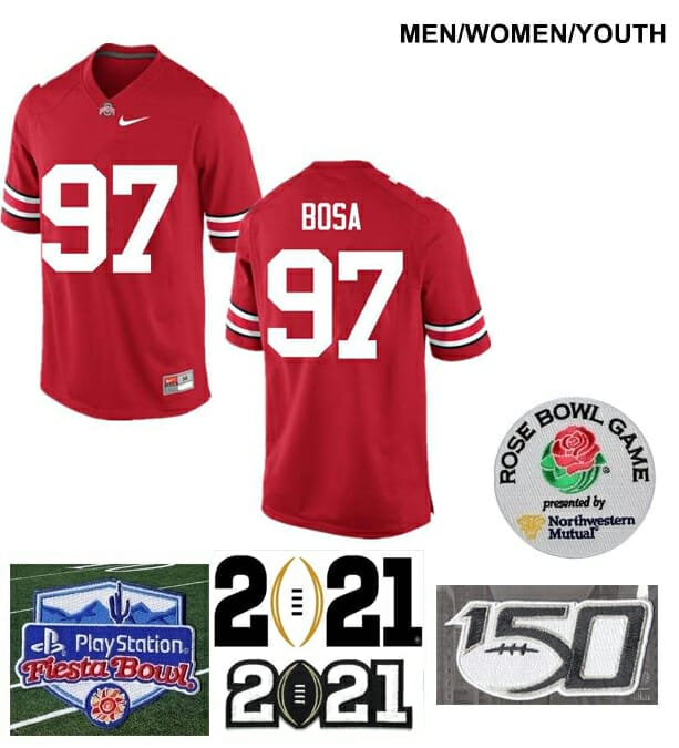 Ohio State Buckeyes #97 Joey Bosa Football Jersey Red - Top Smart