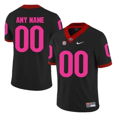 2023 Bulldogs Football Design on Ladies Black Replica Jersey