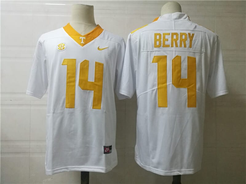 Kids Tennessee #14 Eric Berry White College Football Jersey 246872-479