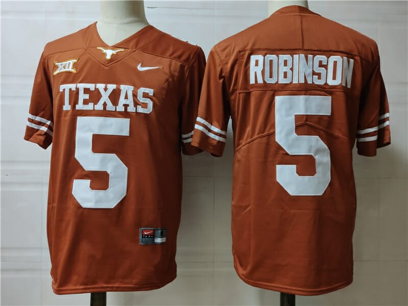 Texas Longhorns Jersey #5 Robinson College Football