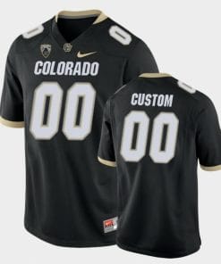 Colorado Buffaloes Custom Football Jersey Name Number College Game Black