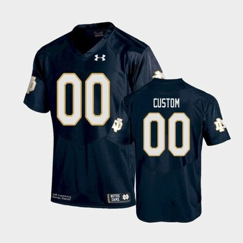 : Womens Custom Stadium Replica Football Jersey (Navy