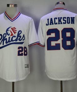 Bo Jackson #28 Chicks Movie Baseball Jersey White