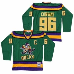 Mighty Ducks #96 Charlie Conway Official Movie Jersey