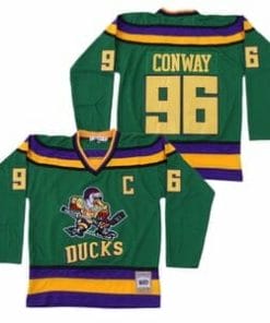 Charlie Conway #96 Mighty Ducks Hockey Jersey