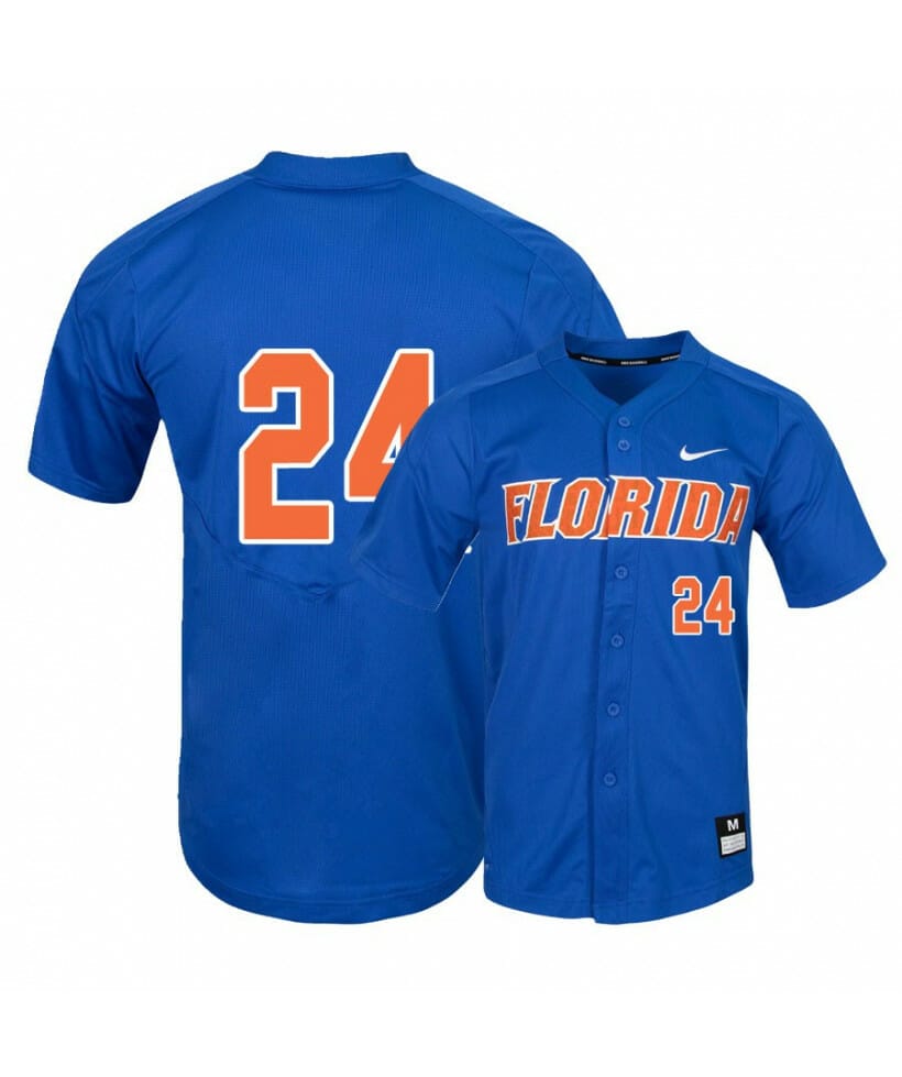 NCAA Baseball Jersey Florida Gators 24 Josh Rivera College