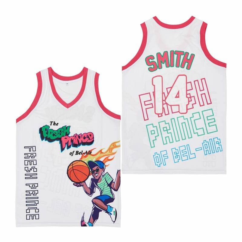 THE FRESH PRINCE OF BEL AIR ACADEMY #14 WILL SMITH JERSEY SIZE XXXL