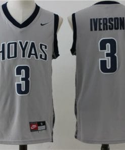 Georgetown Hoyas #3 Allen Iverson NCAA Basketball Jersey