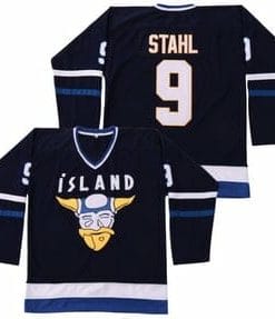Gunnar Stahl #9 Team Iceland Mighty Ducks Hockey Jersey