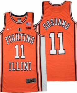 Ayo Dosunmu Jersey Illinois Fighting Illini NCAA Basketball Orange #11