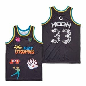 Mens Basketball Jersey Jackie Moon #33 Flint Tropics Jersey Stitched S-XXXL