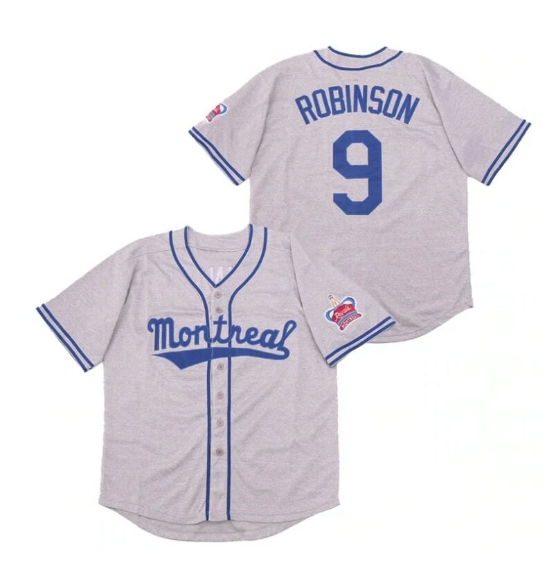 Movie Baseball Jersey Jackie Robinson Montreal Royals