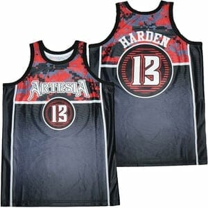 James Harden #13 Artesia High School Basketball Jersey Black, Top Smart Design