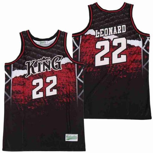 Kawhi Leonard #22 King Movie Basketball Jersey Black, Top Smart Design
