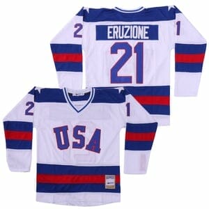 Mike Eruzione #21 Team Usa Miracle On Ice Hockey Jersey Blue - Top Smart  Design