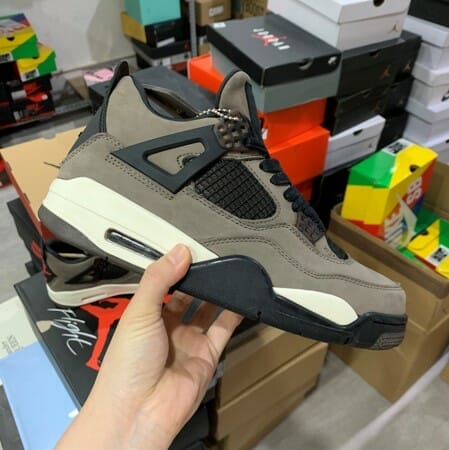 Air Jordan 4 X Travis Scott Olive - Top Smart Design