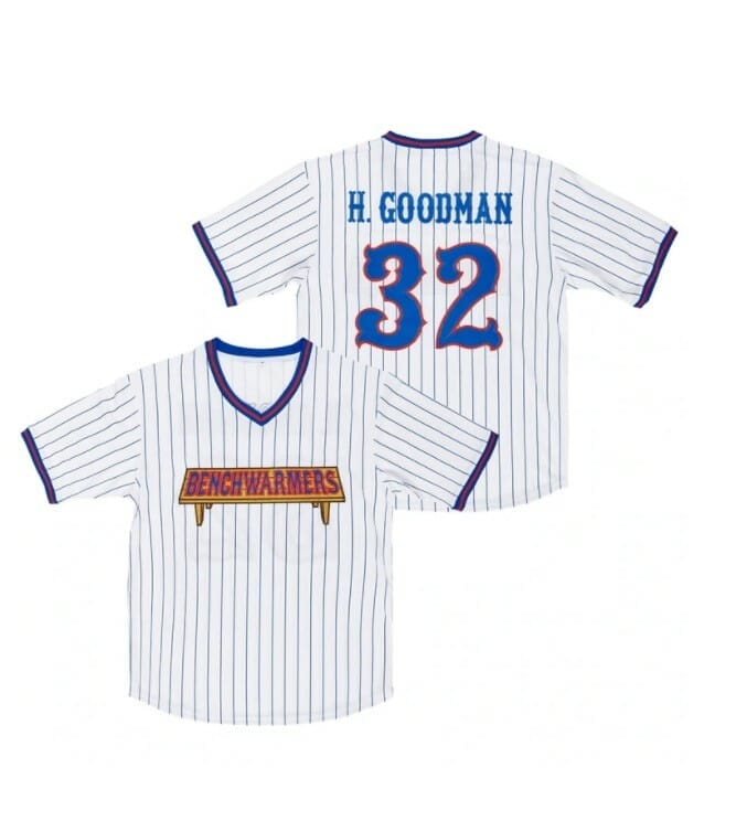 Benchwarmers Pinstriped Baseball Jersey