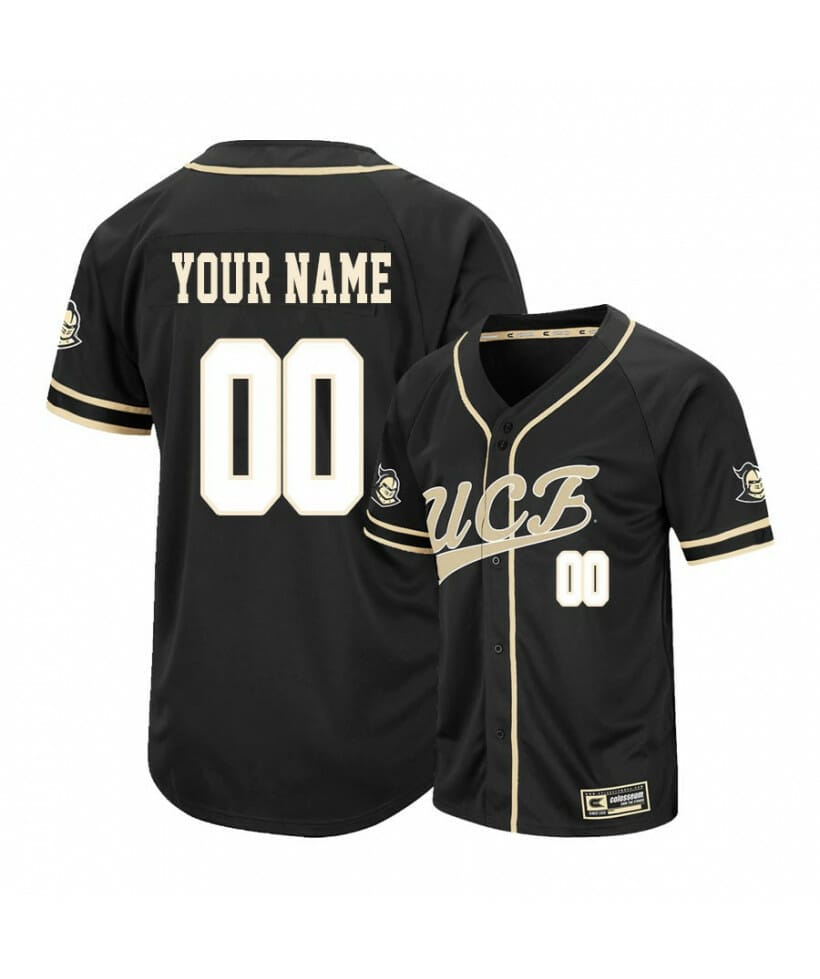 UCF Knights NCAA Custom Name And Number Best Dad Ever Baseball