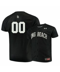 Custom Long Beach State Dirtbags Jersey Baseball Under Armour Black