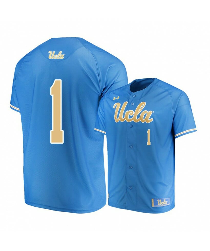 Men's Nike Blue UCLA Bruins Replica Baseball Jersey Size: 3XL