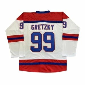 Gretzky Hockey Jersey 99 Team Canada Red Ice Hockey Jersey for Men