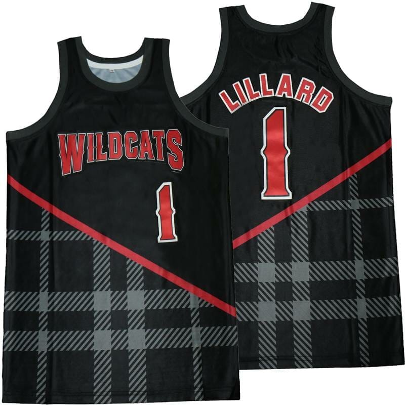 Wildcats #1 Damian Lillard High School Basketball City Jersey - Top Smart  Design