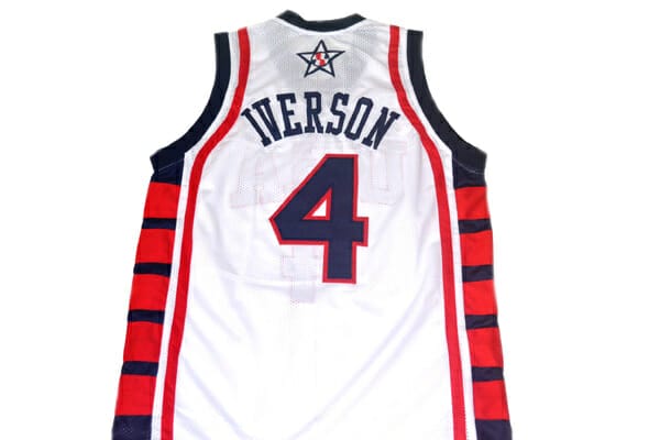 Allen Iverson 4 USA Team Home Basketball Jersey — BORIZ