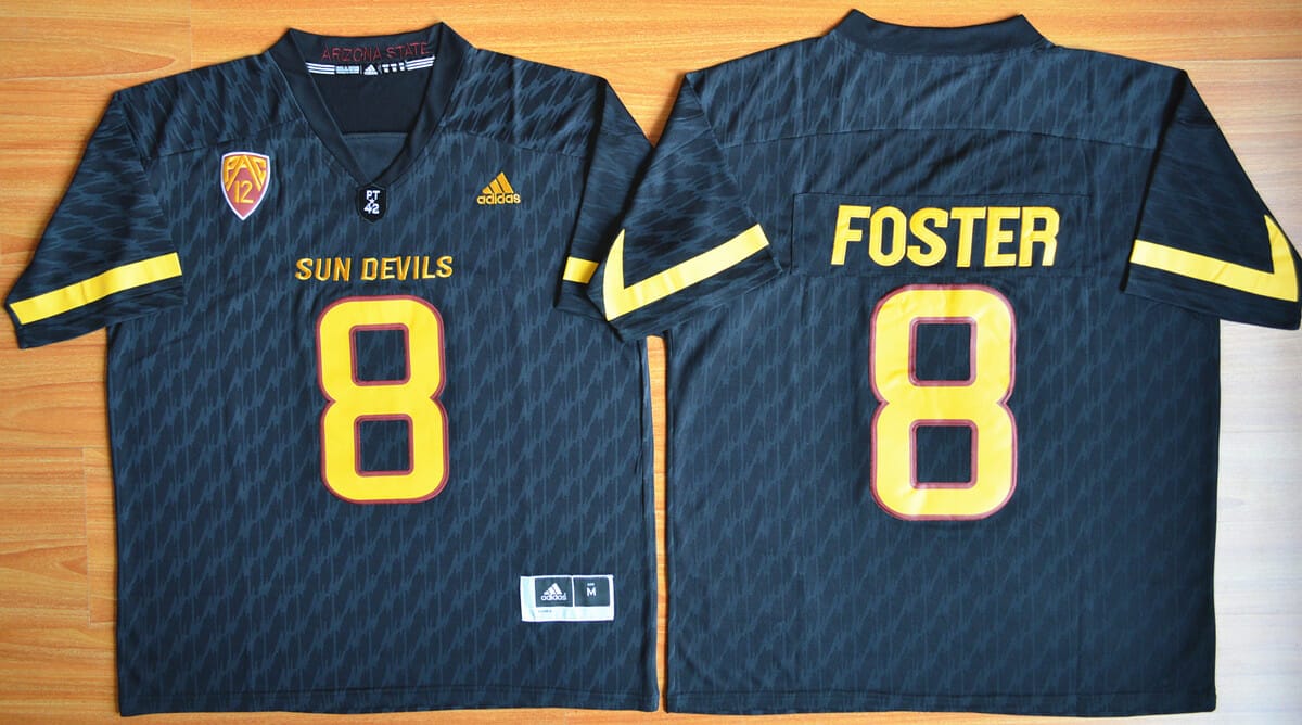 Arizona State Jersey Sun Devils #8 D.J. Foster NCAA Football Maroon