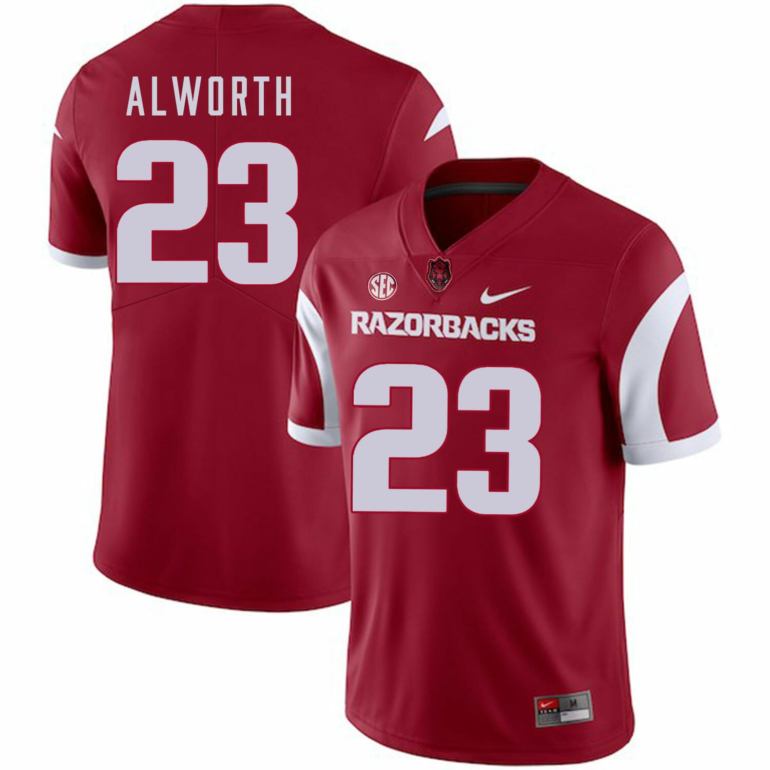 Arkansas Razorbacks #23 Lance Alworth College Football Jersey Red