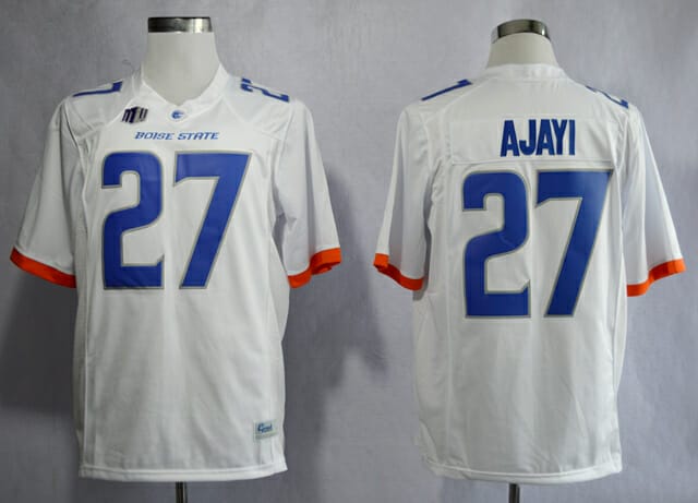 Buy Jay Ajayi White Boise State Broncos Jersey. Authentic Jay