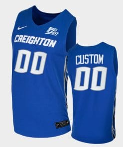Creighton Bluejays Jersey Name and Number Custom College Basketball Jerseys Replica Blue