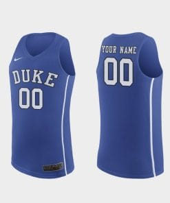 Custom Name Number Duke Blue Devils Royal March Madness College Basketball Jersey