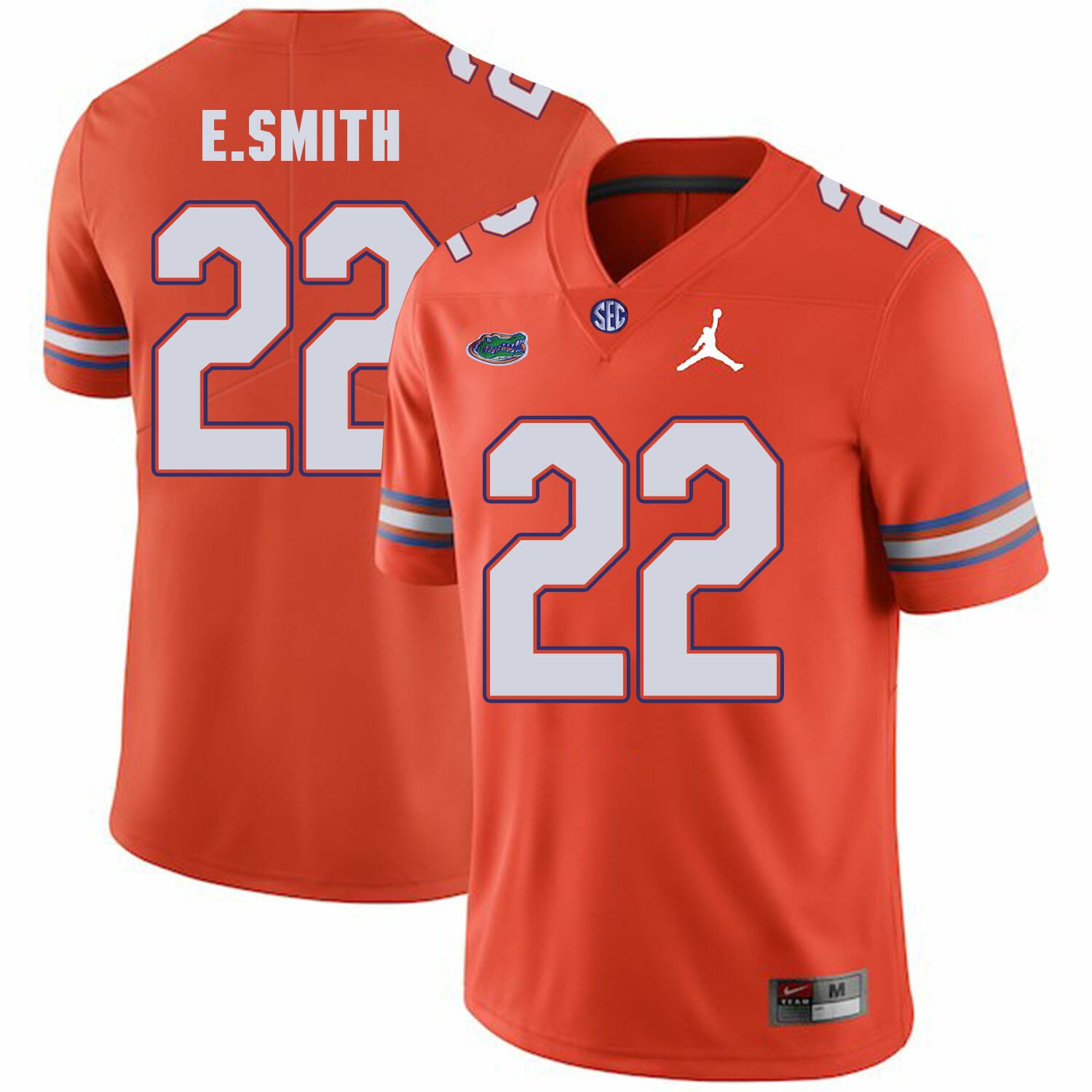 Florida Gators #22 Emmitt Smith College Football Jersey Orange Logo Patch -  Top Smart Design