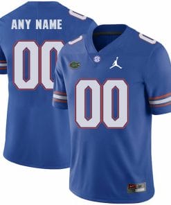 Custom Florida Gators Jersey Name and Number NCAA College Football Blue