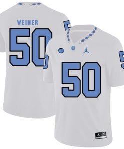 North Carolina Tar Heels #50 Art Weiner Football Jersey White