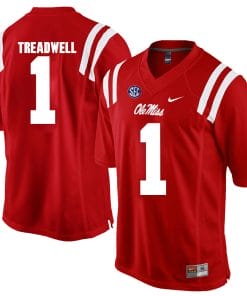 Ole Miss Rebels #1 Laquaon Treadwell NCAA Football Jersey Red
