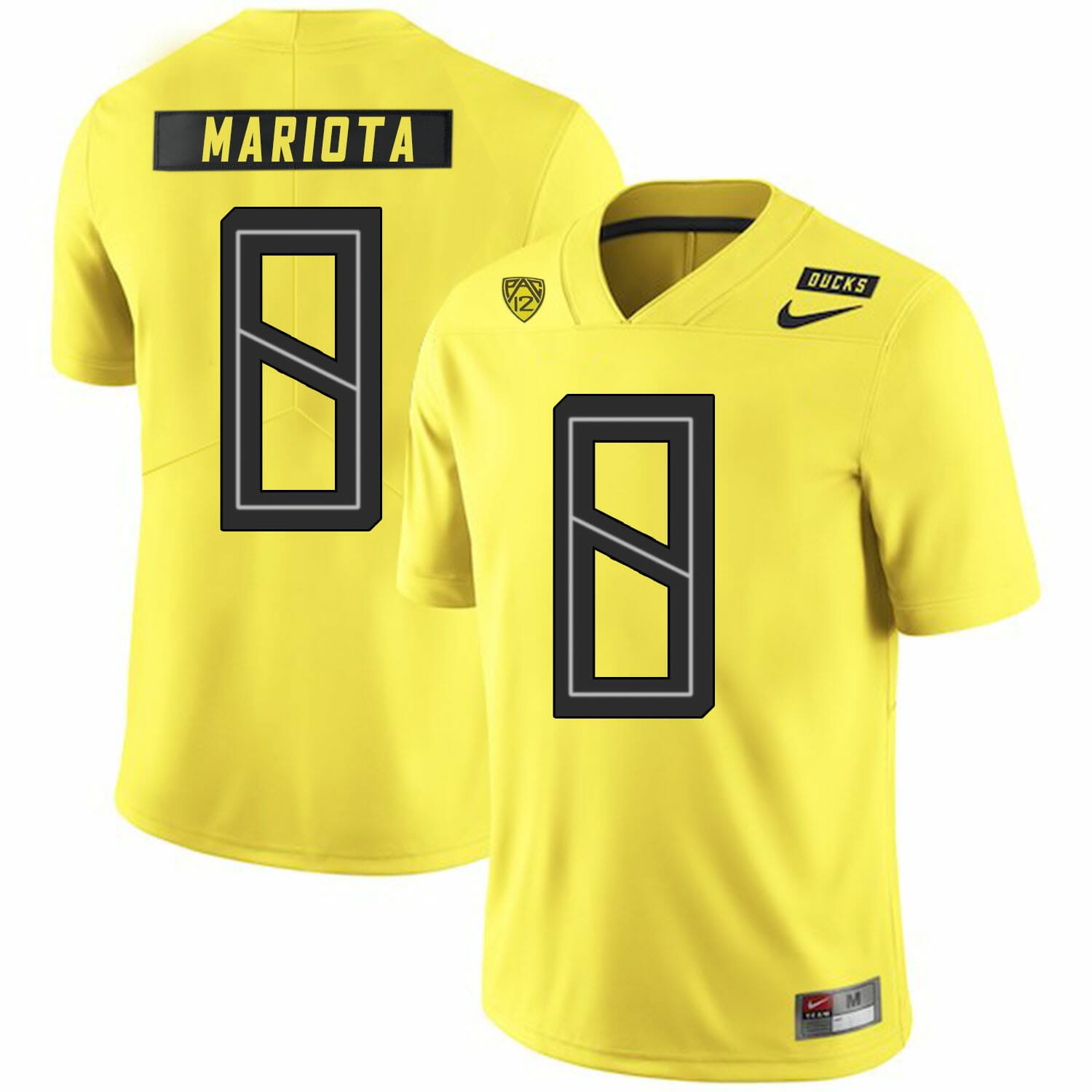 Marcus Mariota Oregon Jersey Ducks #8 College Football Yellow