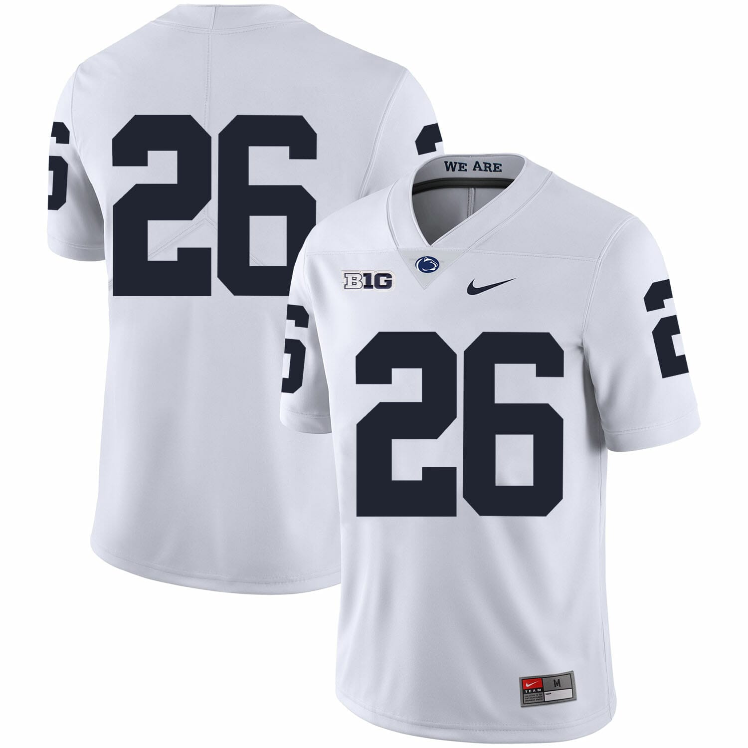 Hot] New Saquon Barkley Penn State Football Jersey #26 White