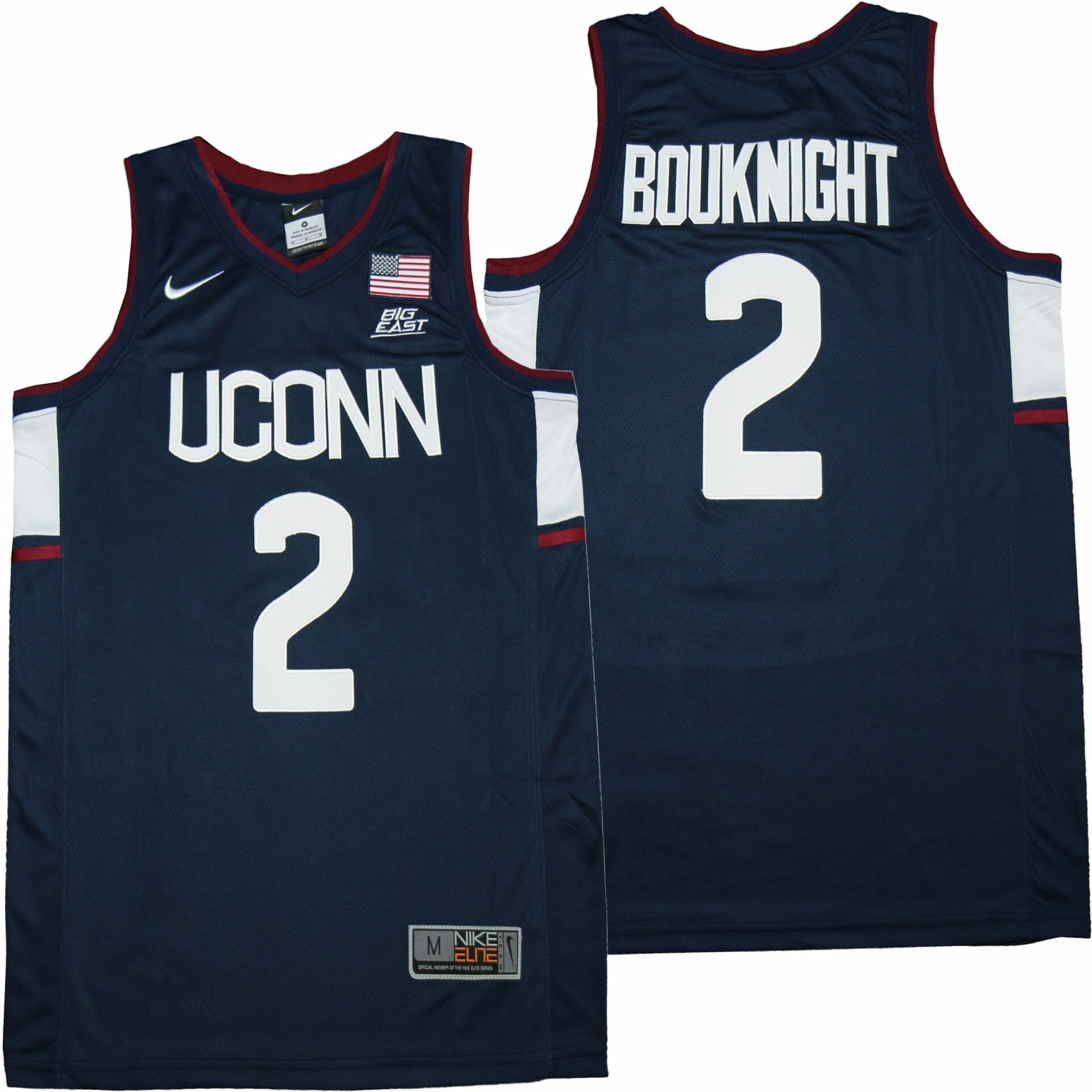 Uconn Huskies #2 James Bouknight NCAA College Basketball Jersey