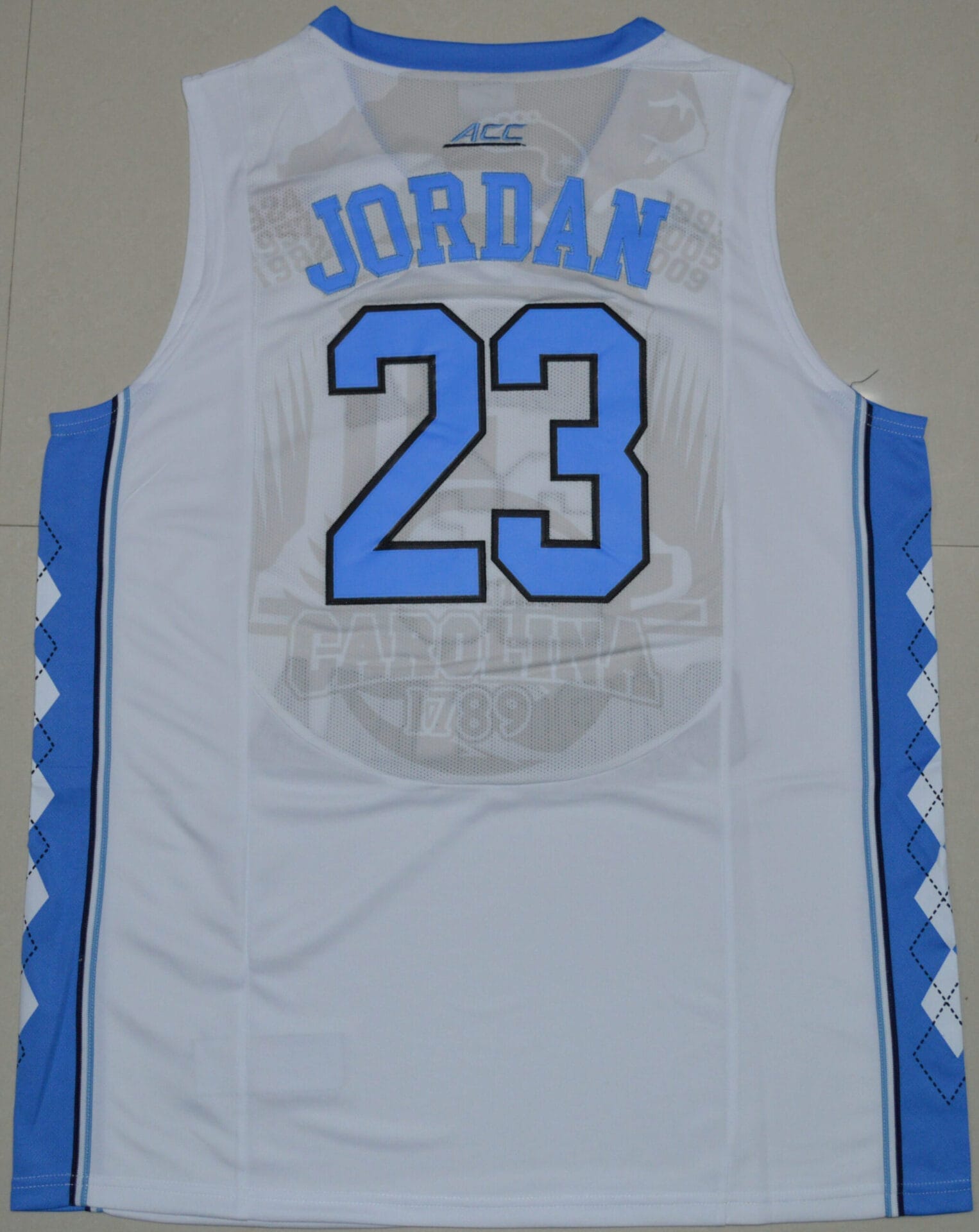 Michael Jordan North Carolina White Stitched Jersey