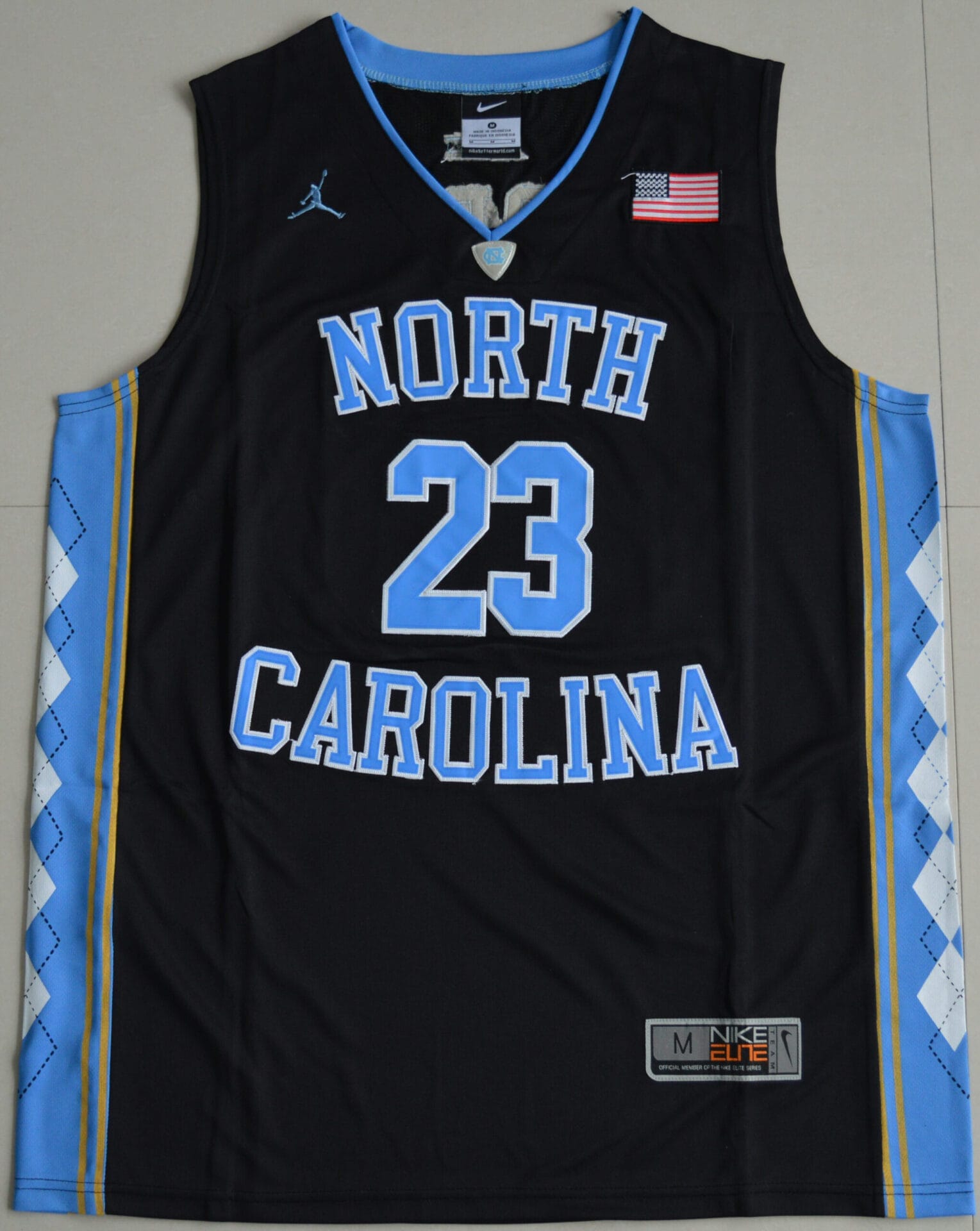 Jordan Men's Michael Jordan North Carolina Tar Heels #23 Carolina Blue  Basketball Jersey T-Shirt