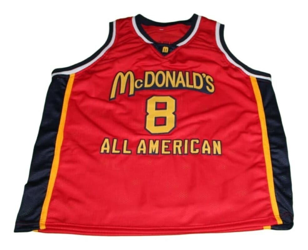 Bryant #33 McDonald's All American Basketball Jersey StitchedBlue
