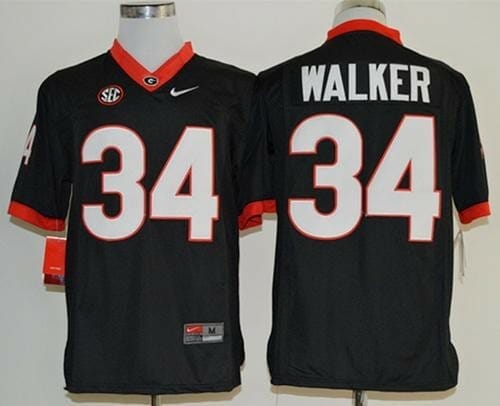 Herschel Walker (UGA) #34 Youth Football Jersey - Red