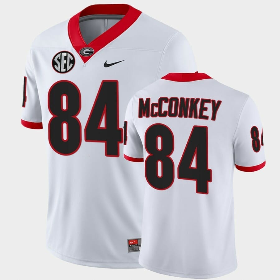 Men's Georgia Bulldogs #84 Ladd McConkey Football Jersey – The Jersey Locker