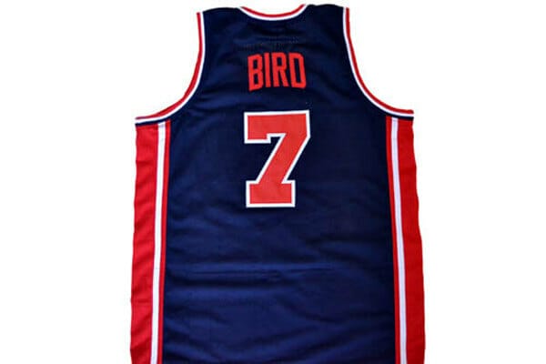 Basketball Jerseys Larry Bird #7 Team USA Jersey Navy Blue