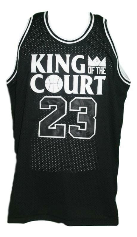 Michael Jordan King Of The Court Basketball Jersey Black - Top Smart Design